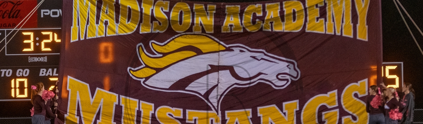 Mustang Football Banner