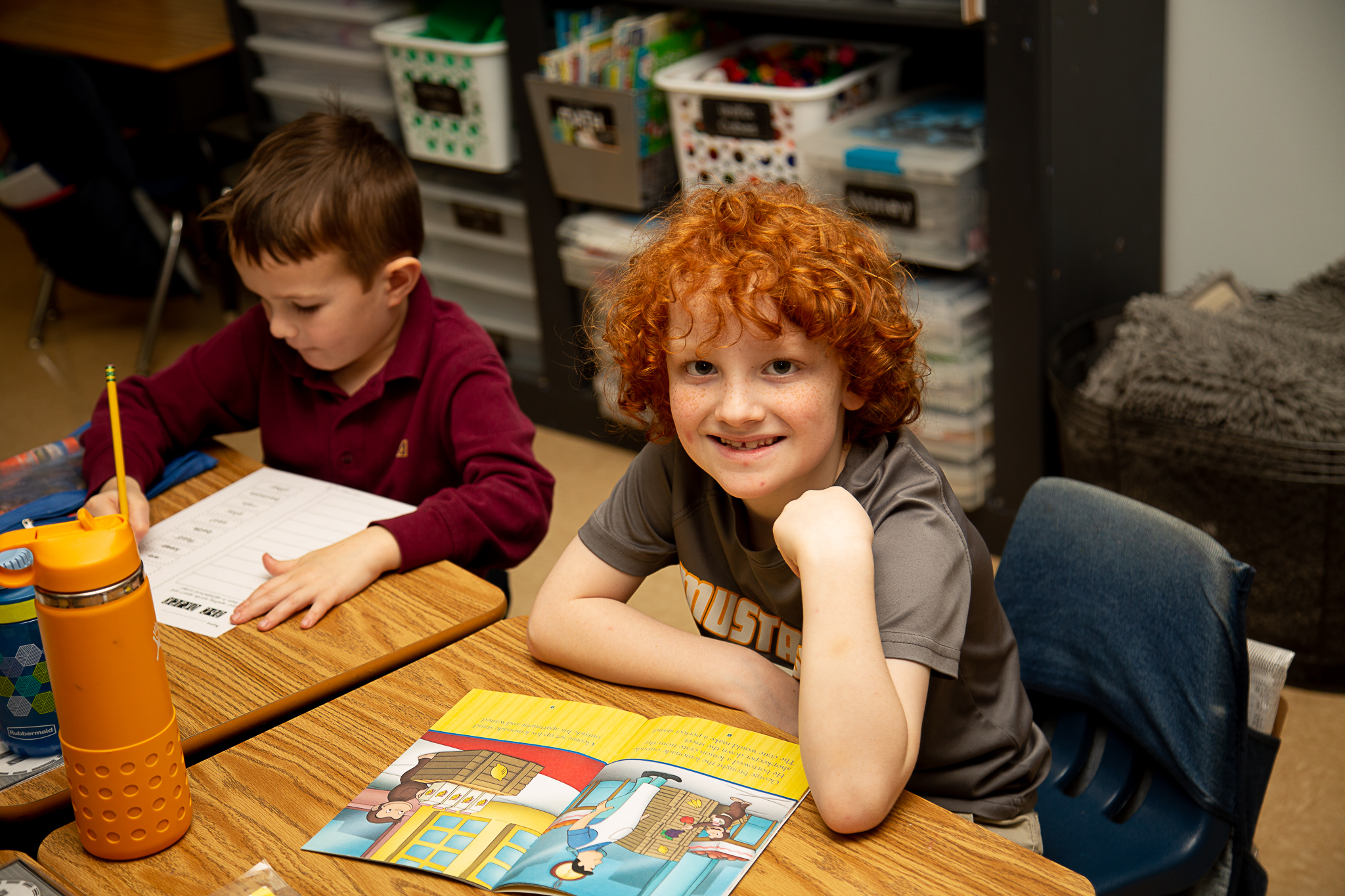 Students in Christian School